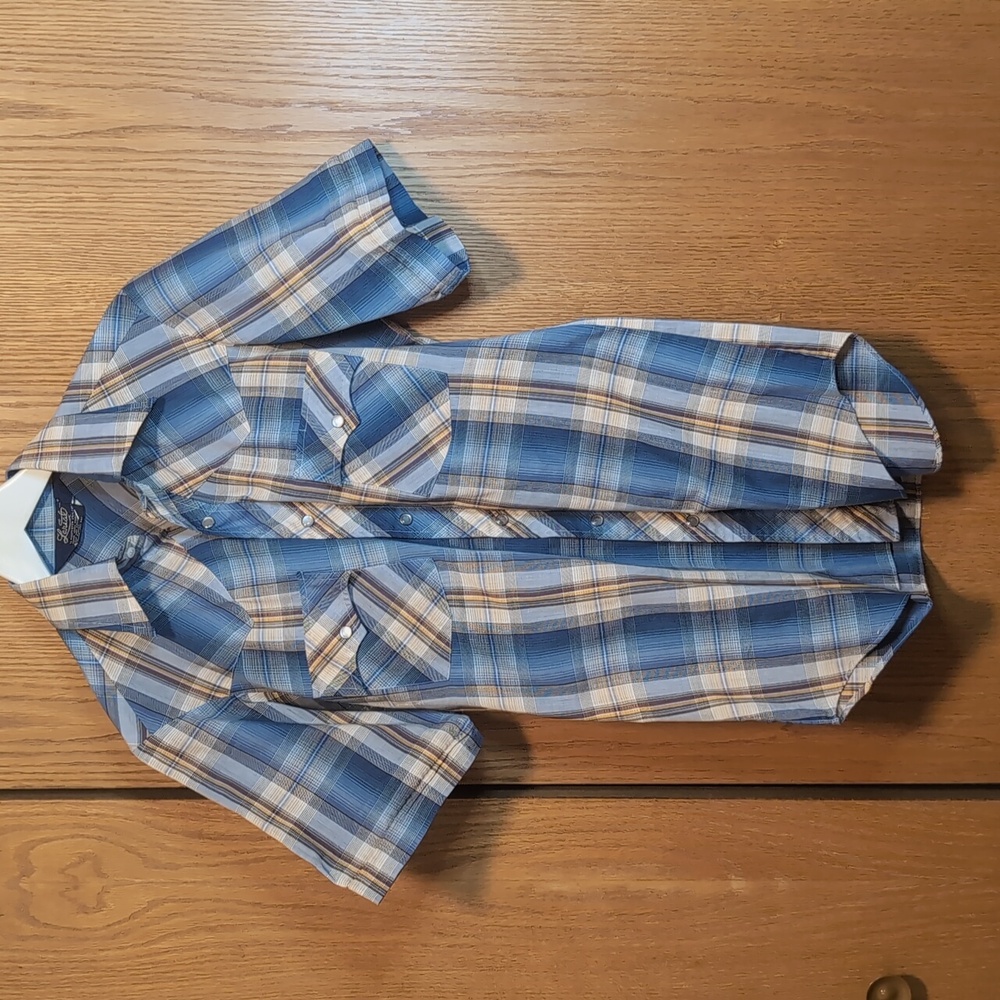 Men's Vintage Lariat Western Pearl Button Up